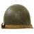 Original U.S. WWII M1 Helmet with 3rd Infantry Division Insignia Likely Painted During Korean War - Westinghouse Liner Original Items