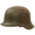 Original German WWII M42 No Decal Army Heer Helmet with 58cm Liner & Chinstrap - Stamped ckl66 Original Items