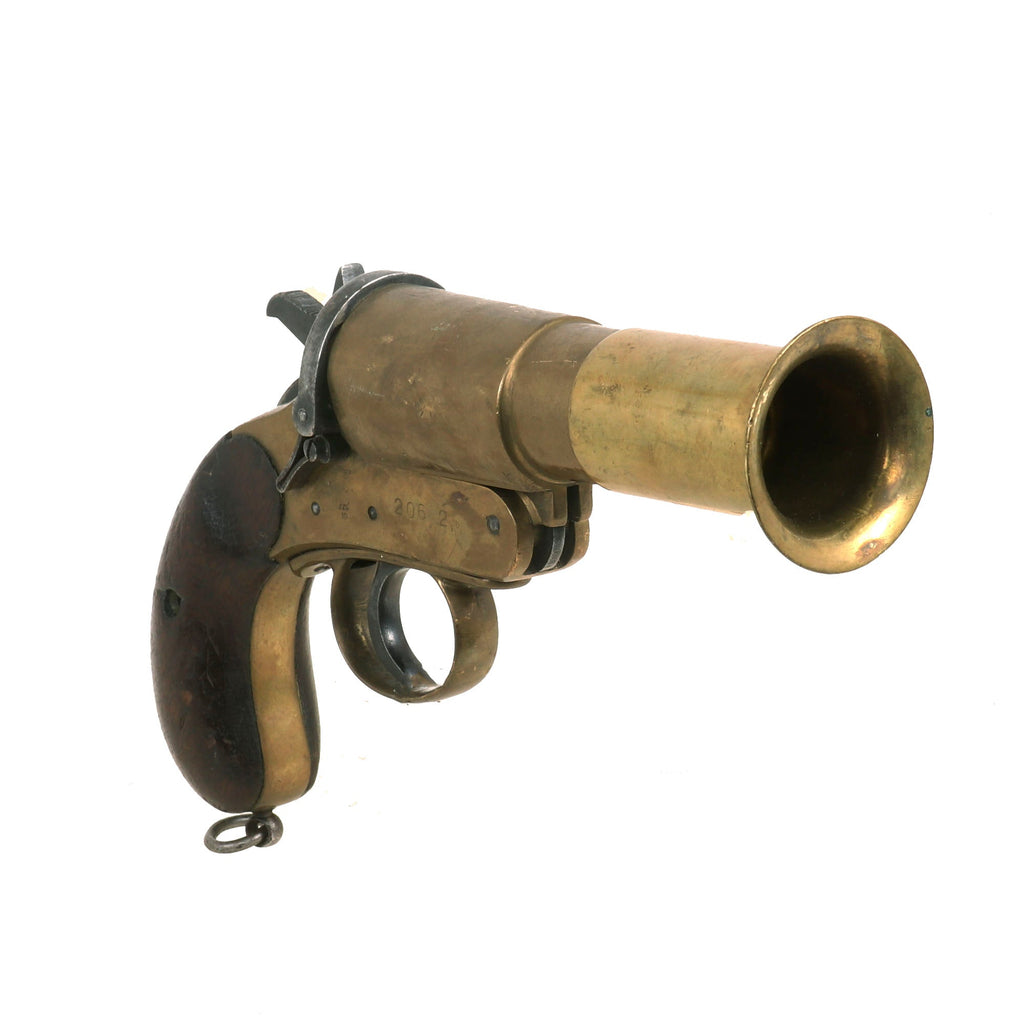 Original WWII Australian ANZAC 1943 dated MkIII* C.S.R. Brass Flare Signal Pistol - Serial 20682 Original Items