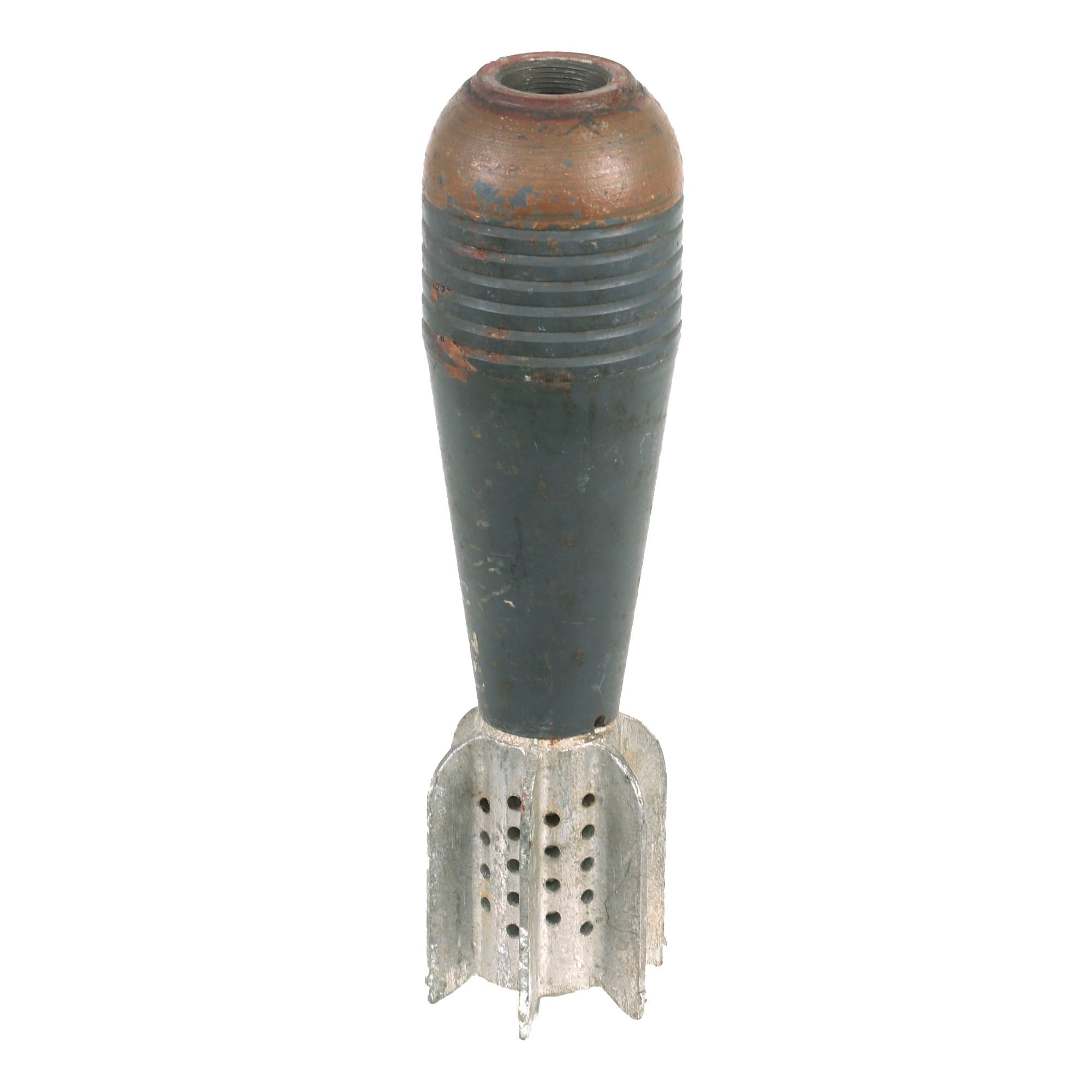 Original French WWII Inert Brandt Mle 1935 60mm Mortar Round with Orig
