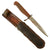 Original U.S. WWII Captured WWI Imperial German Trench Knife Re-Issued During WWII with Custom Scabbard & Bringback Paperwork Original Items