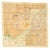Original U.S. WWII Set of 2 1943 Color Silk “Escape Maps” With “Maps Only” Pouch & Mini Compass - C/D & E/F Original Items