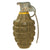 Original U.S. WWII Inert MkII Pineapple Practice Grenade with Yellow Ring & M10A3 Fuze Original Items