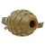 Original U.S. WWII Inert MkII Pineapple Practice Grenade with Yellow Ring & M10A3 Fuze Original Items