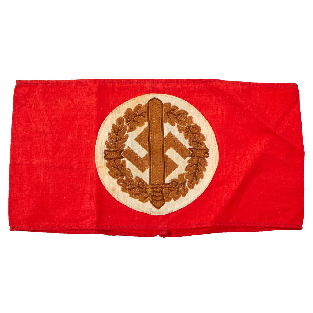 Original German WWII SA Wehrmannschaft Armband with Paper RZM Tag - RZM A4 / 308 Original Items