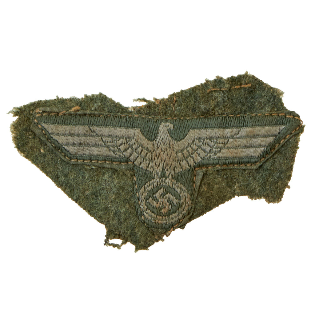 Original German WWII Heer Army Cut Off M43 Field Cap Eagle Insignia Original Items