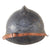 Original French WWI Model 1915 Adrian Helmet in Horizon Blue with Artillery RF Badge and 2nd Pattern Liner - Complete Original Items