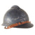 Original French WWI Model 1915 Adrian Helmet in Horizon Blue with Artillery RF Badge and 2nd Pattern Liner - Complete Original Items