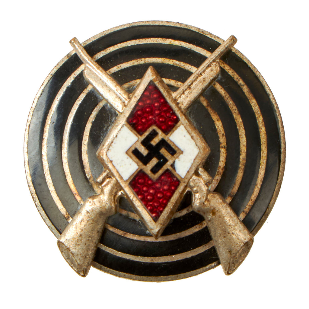 Original German WWII HJ Youth Sharpshooter Marksmanship Proficiency Badge by Matthias Oechsler & Söhne - RZM M1/14 Original Items