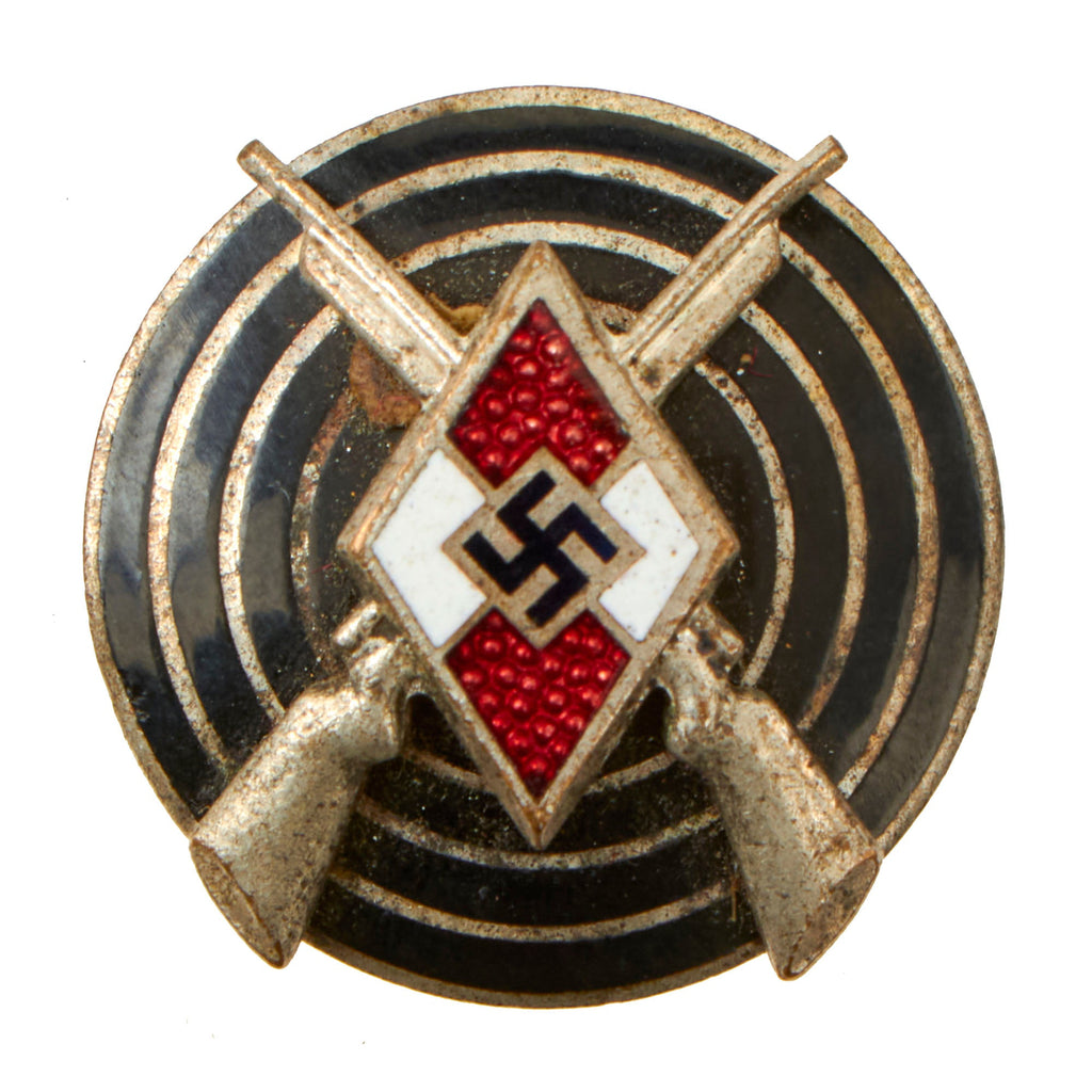 Original German WWII HJ Youth Sharpshooter Marksmanship Proficiency Badge by Matthias Oechsler & Söhne - RZM M1/14 Original Items