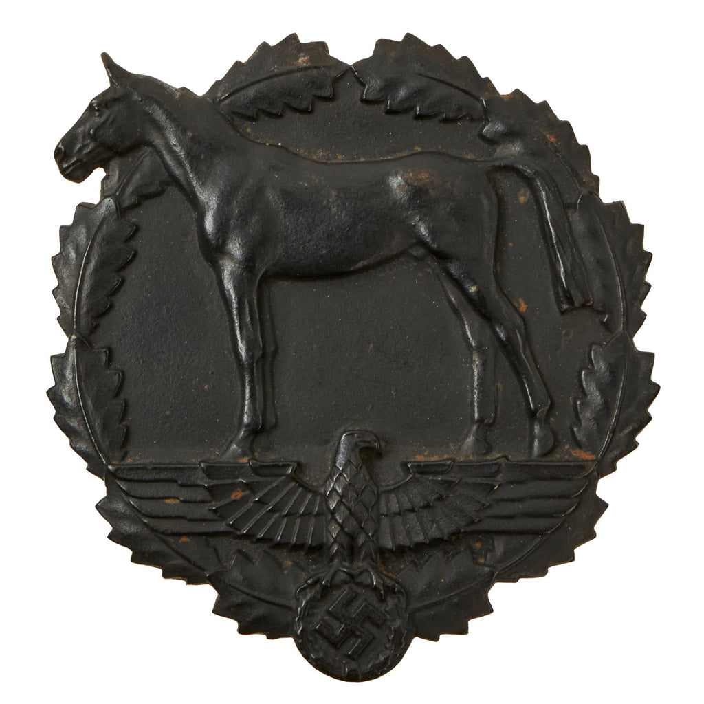 Original German WWII SA Horse Table Award Plaque For Service & Donation Towards Young German Riders Original Items