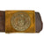 Original German WWII SA EM/NCO Belt with Early Two Piece Brass Buckle and Cross Strap - Sturmabteilung Original Items