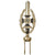 Original German WWII State War Victim's Care Nickel-Plated Brass Flag Pole Finial Original Items