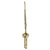 Original German WWII State War Victim's Care Nickel-Plated Brass Flag Pole Finial Original Items