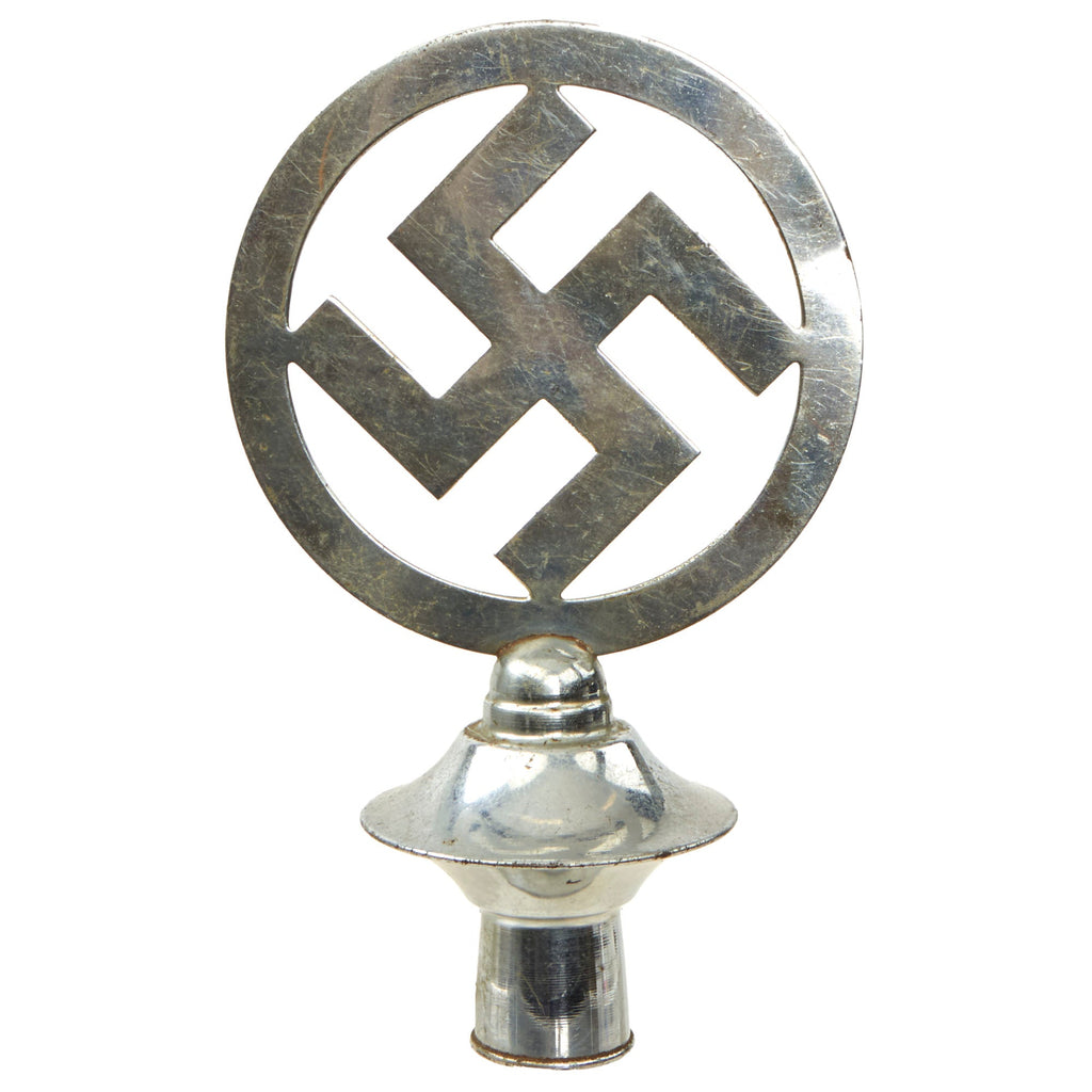 Original German WWII NSDAP National Socialist Party Plated Flag Pole Finial Original Items