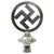 Original German WWII NSDAP National Socialist Party Plated Flag Pole Finial Original Items
