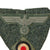Original German WWII Heer Army Cut Off M43 Field Cap Eagle and Cockade Insignia Original Items