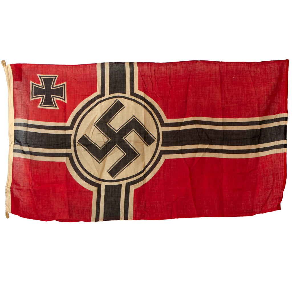 Original German WWII 100cm x 170cm National Battle Flag by WFT - Reichskriegsflagge Original Items