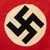 Original German WWII NSDAP National Socialist Vehicle Staff Pennant Flag & Pole with Finial Original Items