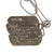 Original U.S. WWII 82nd Airborne Division 325th Glider Infantry Captain Sam A. Sachs Dog Tag & Ephemera Grouping Original Items