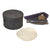 Original WWII Imperial Japanese Navy IJN Officer Visor Cap with White Cover in Carry Case Original Items