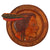 Original German WWII Named POW Hand Carved Indian Head from Camp in Kansas - Dated 1943 - Reinhard Guthmann Original Items