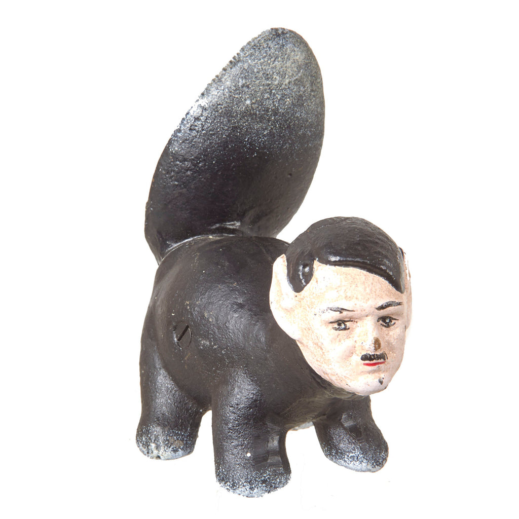 Original U.S. WWII American Anti-German Multi-piece Cast Iron “Der Phew-Ur” Skunk Caricature Original Items