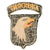 Original U.S. WWII Rare 101st Airborne Division Type 7 Patch with White Back & Integral Rocker Original Items