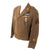 Original U.S. WWII 4th Infantry Division Headquarters Uniform Ike Jacket with Bronze Star Ribbon Bar - Attributed to Steven Albert Blanarik Original Items