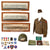 Original U.S. WWII 90th Infantry Division Wounded D-Day Uniform & M1 Helmet Grouping with Yardlong Photos & Binder of Ephemera - PFC. Russell Walter Amundsen, 359th Infantry Regiment Original Items