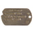 Original U.S. WWII 101st Airborne 506th Parachute Infantry Regiment Dog Tag & Framed Signed Yardlong Grouping with Garrison Caps & Currahee DI - T/5 Delmar Harmon - Wounded on D-Day Original Items