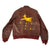 Original U.S. WWII B-26 “A Bientot” Distinguished Flying Cross Recipient Gunner S/Sgt Theodor H. Mains’ Painted A2 Flight Jacket - 65 Combat Missions - 451st Bomb Squadron, 322nd Bomb Group Original Items