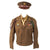 Original U.S. WWII Named 1st Infantry Division D-Day Veteran’s Uniform Group with Bullion CIB & Garrison Cap - Bronze Star Recipient William Gambeski, 18th Infantry Regiment Original Items