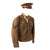 Original U.S. WWII Named 1st Infantry Division D-Day Veteran’s Uniform Group with Bullion CIB & Garrison Cap - Bronze Star Recipient William Gambeski, 18th Infantry Regiment Original Items