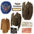 Original U.S. WWII 8th Air Force Distinguished Flying Cross Recipient B-17 “Semi Eager” Bombardier Lt. James F. Taylor Uniform Grouping with British-Made Ike Jacket, Regulation Uniform, and Overcoat - 35 Combat Missions with 486th BG