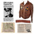 Original U.S. WWII B-17 “Speedball” Sole Survivor & Prisoner of War Co-Pilot Lt. Kenneth L. Vaughn Patched A2 Flight Jacket - 511th Bomb Squadron Original Items