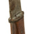 Original German WWII Wood Handle Nahkampfmesser Trench Fighting Knife with Steel Boot Scabbard Original Items
