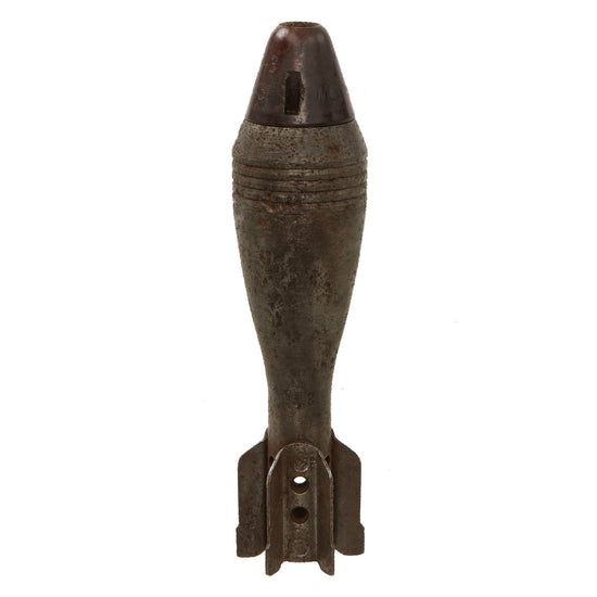 Original Soviet WWII Inert 50mm Mortar Round with Partial Fuze Original Items