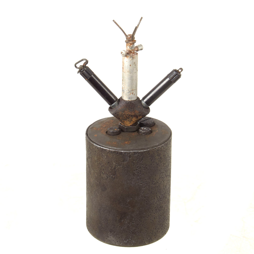 Original WWII German Bouncing Betty S-Mine with Rare Triple Fuse Elbow by Fr. Weber & Co - Dated 1944 Original Items