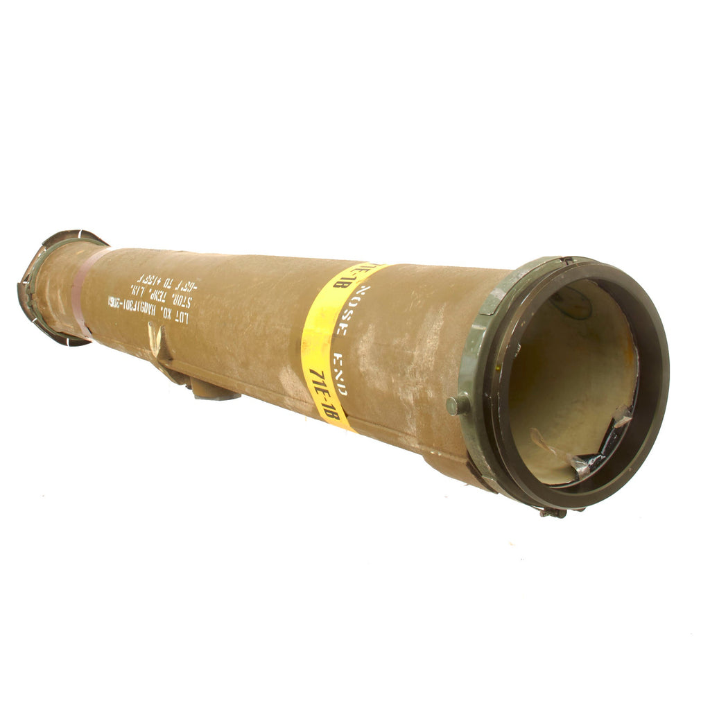 Original U.S. GWOT BGM-71E TOW Anti-Tank Missile Launcher Tube - Dated 1988 - Inert Original Items