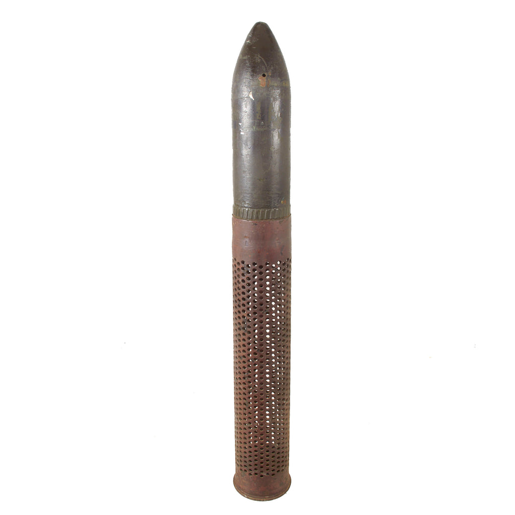 Original Early Cold War U.S. 106mm M40 Recoilless Rifle Inert Round with T75 Casing - Dated 1960 Original Items