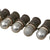 Original U.S. Desert Storm Era Inert Complete Set of 10 40mm High Velocity Rounds on MK19 Links for the Mark 19 Grenade Launcher in Original M2A1 Ammunition Canister Original Items