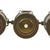 Original U.S. Desert Storm Era Inert Complete Set of 10 40mm High Velocity Rounds on MK19 Links for the Mark 19 Grenade Launcher in Original M2A1 Ammunition Canister Original Items