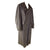 Original German WWII 1944 Dated EM/NCO M44 Gray Wool Greatcoat with Hood - RBNr. Marked Original Items