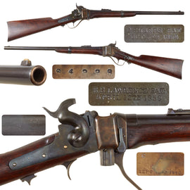 Original U.S. Civil War Sharps New Model 1863 Saddle-Ring Carbine Converted to .50-70 Govt. with Excellent Bore - Serial 94229