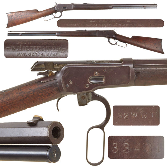 Original U.S. Winchester Model 1892 .32-20 WCF Repeating Rifle with 24" Octagonal Barrel Made in 1893 - Serial 33431 Original Items