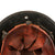 Original German Pre-WWII M34 Square Dip First Pattern Fire Protection Police Helmet with Double Decals - Removed Comb Original Items
