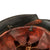 Original German Pre-WWII M34 Square Dip First Pattern Fire Protection Police Helmet with Double Decals - Removed Comb Original Items