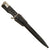 Original German WWII Heer Army Single Etched Long 98k Dress Bayonet with Scabbard and Leather Frog Original Items