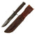 Original U.S. WWII USN Mark 2 KA-BAR Blade-Marked Fighting Knife by CAMILLUS in Original USN Leather Sheath Original Items